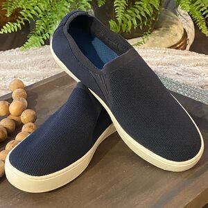Women’s L.L. BEAN Navy Slip-On Loafers